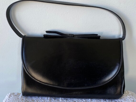 Vintage 1950s Simard and Voyer Black Handbag, Blac
