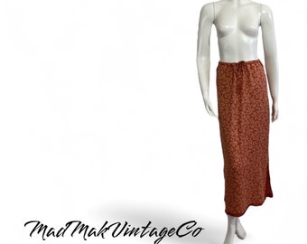 Vintage Midi Maxi Skirt 1980s April Cornell