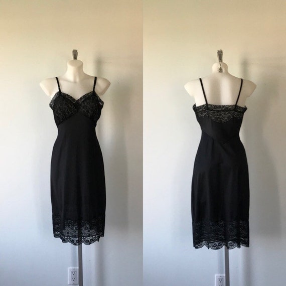 Vintage Black Slip, Vintage Black Full Slip, Van R