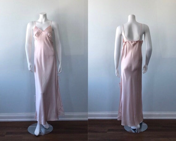 Vintage Pink Nightgown, 1990s Nightgown. Emilio Ca
