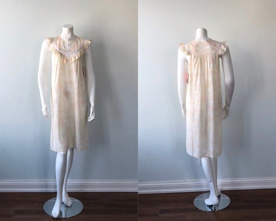Vintage Floral Nightgown, Lov Lee, Luxelle, Vintag