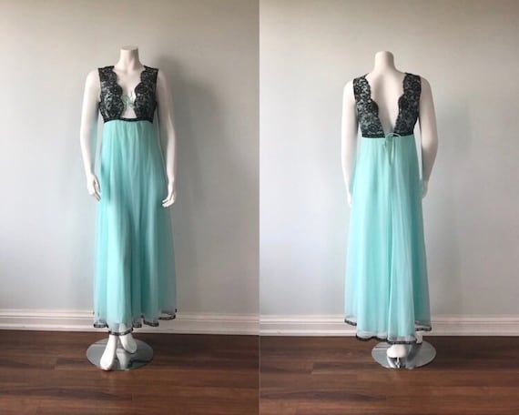 Vintage Chiffon Nightgown, Linda Underlovelies, Tu