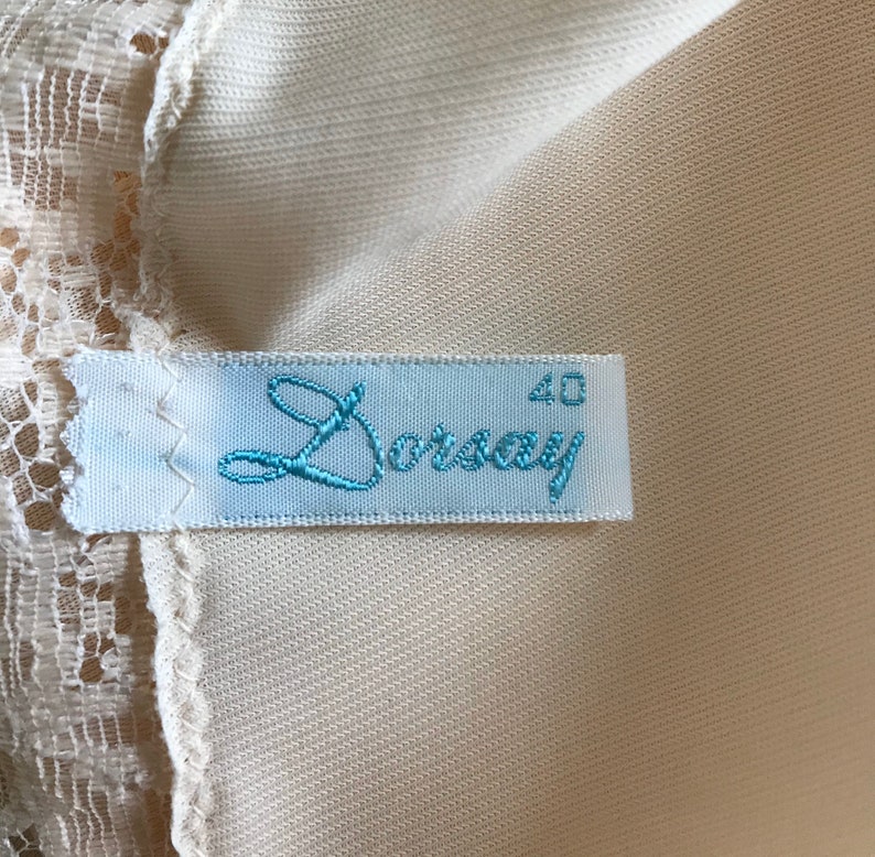 Peach Full Slip Vintage Full Slip Vintage Lingerie 1960s Slip Dorsay Vintage Slip Peach Slip