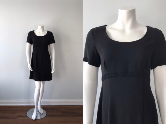Vintage Dress, Vintage Black Dress, 1980s, 1980s