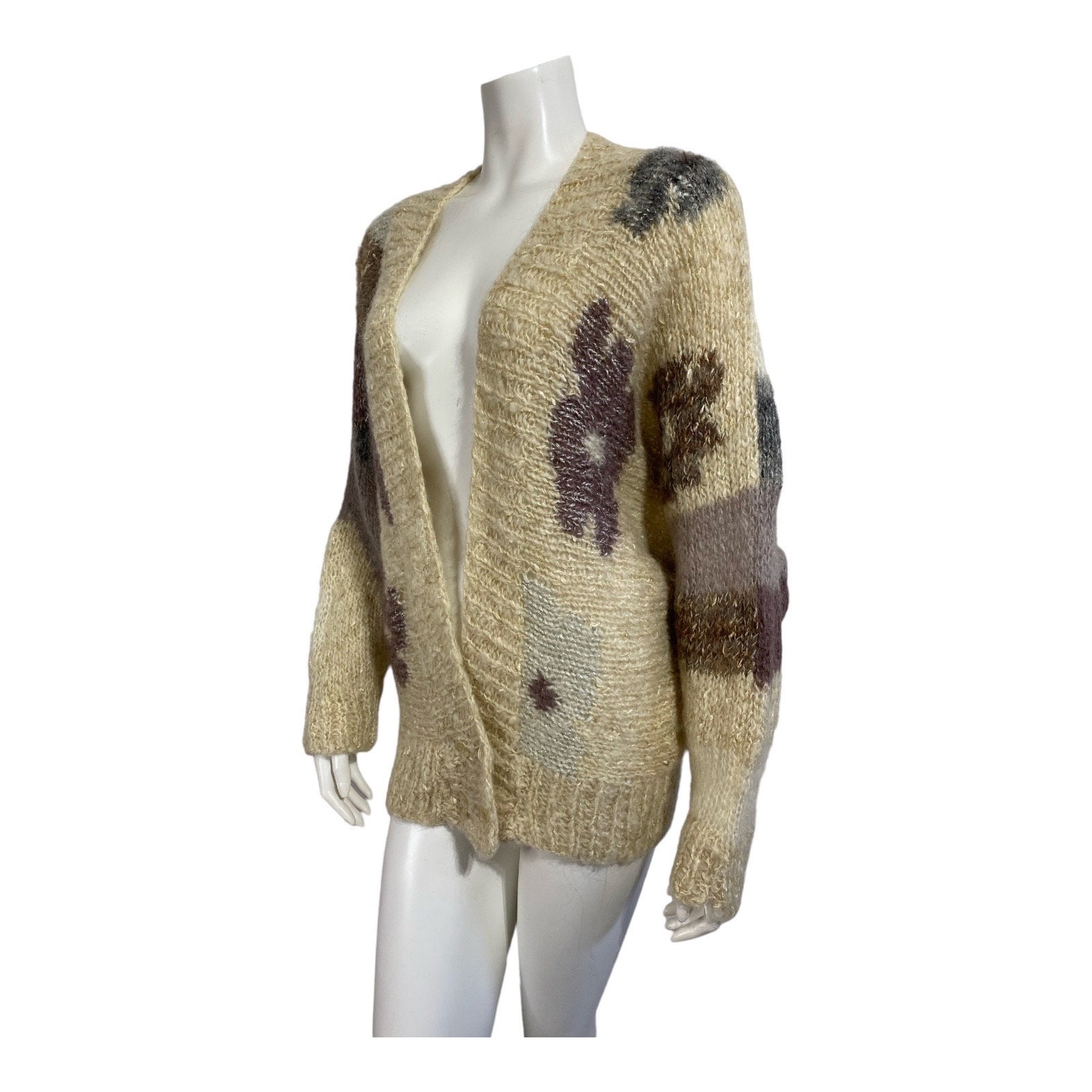Vintage Hand Knit Cardigan 1970s Aquascutum of London - Etsy