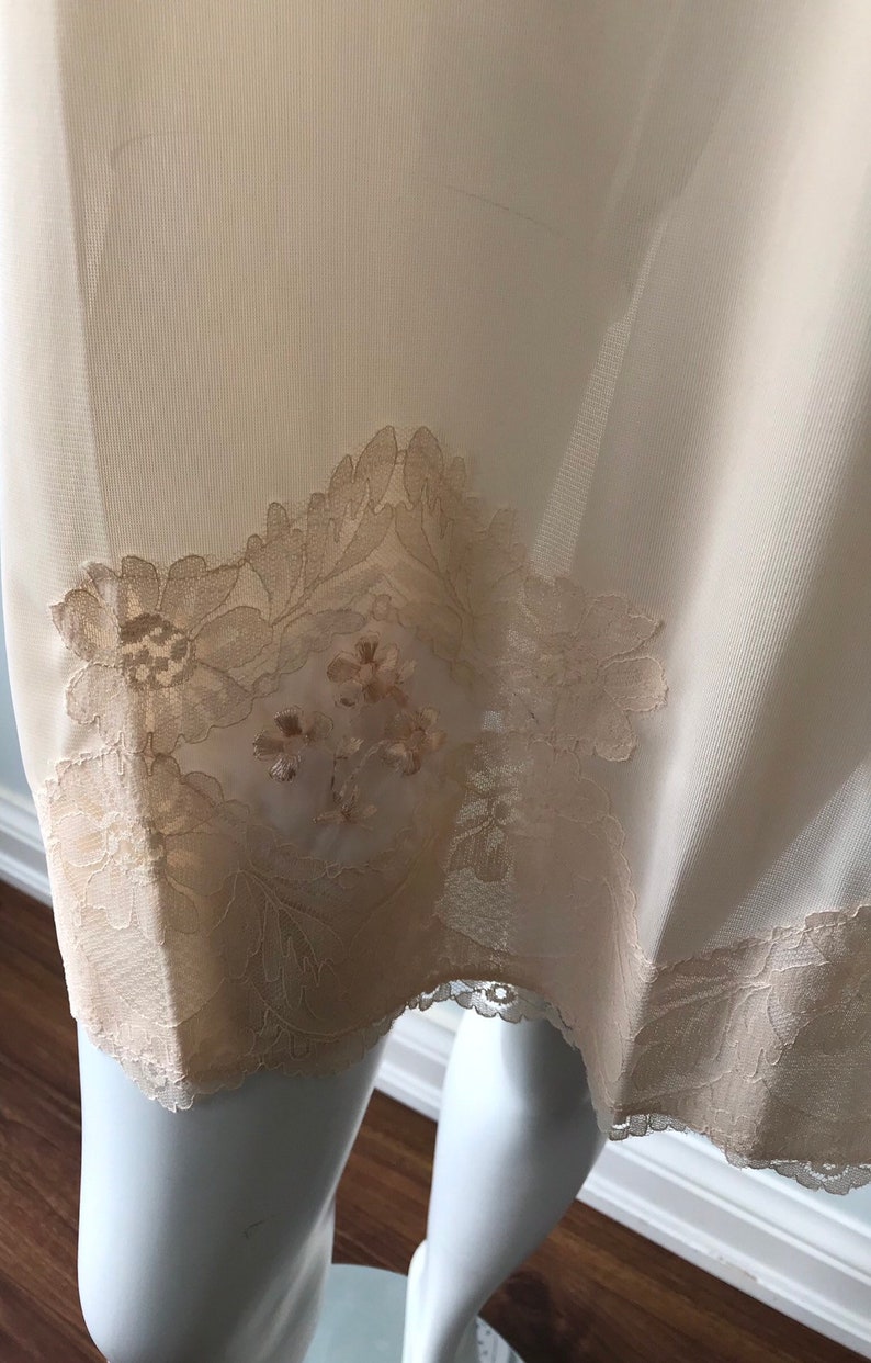 Celanese Vintage Peach Full Slip Arnel Slips Vintage Slip Full Slip Vintage Lingerie
