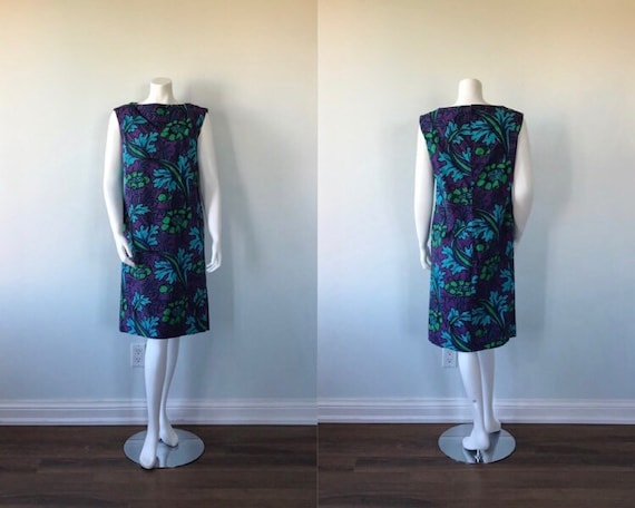 Vintage Sambo Cotton Dress, 1950s Dress, Sambo Eve