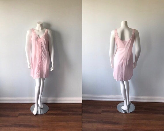 Vintage Pink Slip, Nivion, 1970s Full Slip, Vintag