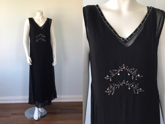 Vintage Black April Cornell Dress, Evening Dress,
