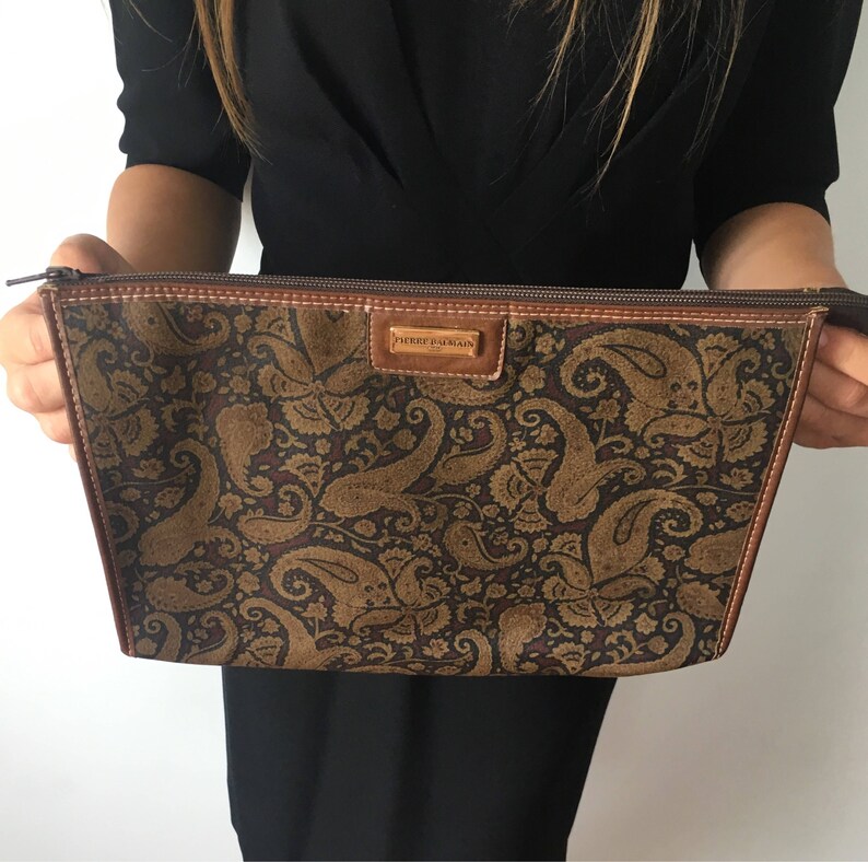 Vintage Pierre Balmain Cosmetic Bag Vintage Pierre Balmain Etsy