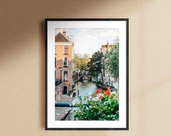 Utrecht Wall art Photo Print, Home Decor wall art, Warm tone prints, Travel poster, Summertime photograph, Real photography