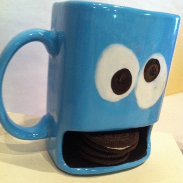 Kids Monster Cookie Dunk  and Milk Mug