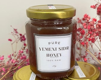 Miel de Sidr Yemení – Cruda y Auténtica – De Wadi Do’an, Yemen (250 g)
