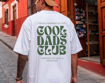 Cool Dads Club Shirt als Cooles Geschenk für Papa, Cooles Vater Tshirt, Jahreszahl T-shirt Papa, Best Dad Geschenk, Vatertag Geschenkidee
