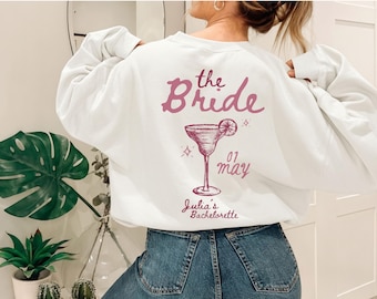 Bridal sweater gift, bridal sweater, bride sweater gift, sweater for brides, bachelorette party, hen party bridal sweater
