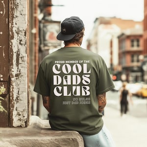Cool Dads Club Shirt als Cooles Geschenk für Papa, Cooles Vater Tshirt Papa Geburtstag T-shirt, Best Dad Geschenk Cooles Papa Shirt Vatertag
