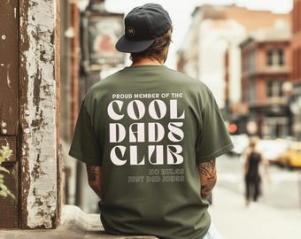 Cool Dads Club Shirt as a cool gift for dad, cool dad t-shirt, dad's birthday t-shirt, best dad gift, cool dad shirt for Father's Day