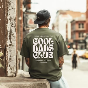 Cool Dads Club Shirt als Cooles Geschenk für Papa, Cooles Vater Tshirt, Jahreszahl T-shirt Papa, Best Dad Geschenk, Vatertag Geschenkidee