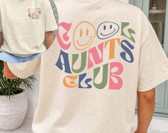 Cool Aunts Club T-shirt as a gift idea for godmother, godmother question gifts, godmother gift, gift idea for becoming a godmother