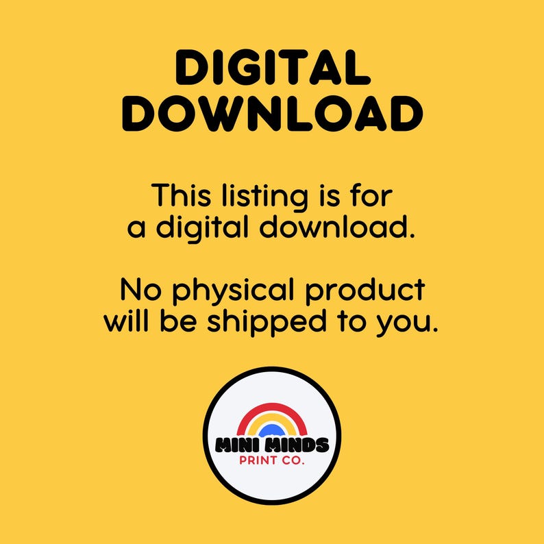 DIGITAL DOWNLOAD | This listing is for a digital download. No physical product will be shipped to you.