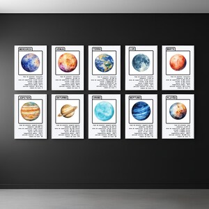 CARTAZES: MERCÚRIO, VÉNUS, TERRA, LUA, MARTE, JÚPITER, SATURNO, URANO, NEPTUNO, PLUTÃO