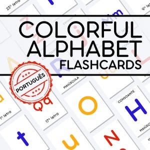 Lernkartei Alphabetisch PDF para Imprimir | Letras ABC para Crianças | Atividades de Reconhecimento de Letras
