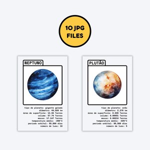 10 JPG FILES | CARTAZ DE NEPTUNO | CARTAZ DE PLUTÃO