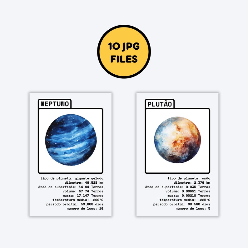 10 JPG FILES | CARTAZ DE NEPTUNO | CARTAZ DE PLUTÃO