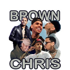 Chris brown fan art (Digital file png  Download)