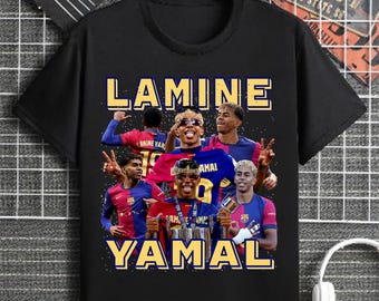 Lamine Yamal T Shirt Design PNG Instant Download 300 Dpi