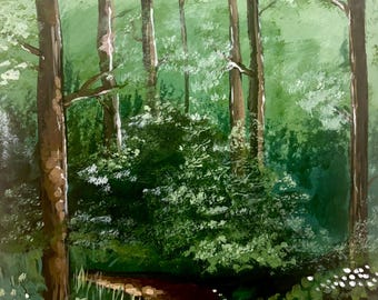 Le chemin dans les bois