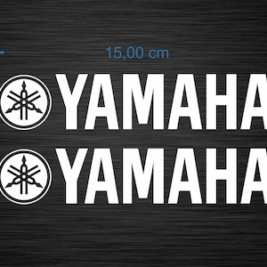 2x Yamaha decals, stickers set. 2pcs Stickers. All colors.