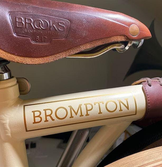 Brompton Sticker UK