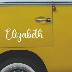 Custom Camper Decal with Name – Personalized RV Sticker – Camping Vinyl Decal – Motorhome Name Sticker – Outdoor Adventure Campervan Decor