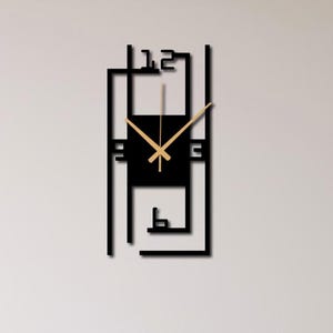 Wall Clock, Metal Clock, Office Wall Clock, Stylish Large Clock, Modern Wall Clock, Oversized Clock, Unique Wall Clock, Kitchen Wall Clock,