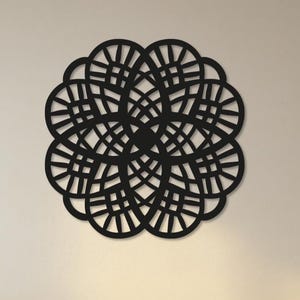 Mandala Art, Mandala Wall Decor, Metal Zen Symbol Decor, Abstract Wall Decor, Minimalist Decor ,Boho Wall Art , Trendy Wall Art, Metal Sign,