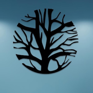 Metal Tree Wall Decor, Branch Wall Art, Large Metal Wall Art, Minimalist Decor, Housewarming Gift, Calming Wall Decor, Modern Wall Art