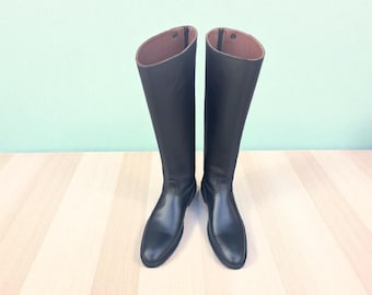 Men’s Handmade Leather Riding Boots | Custom Equestrian Horse Riding Shoes | Long English Riding Boots | Husband Gift