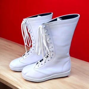 Custom Wrestler Boots | Pro Wrestling Boots | Leather Wrestling Shoes | Men Wrestling Boots | Lace Up Boots | Mens Handmade Boots Gifts