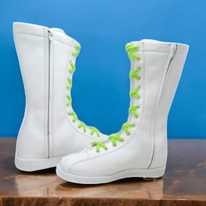 Men Women Wrestling Boots | Custom Wrestling Boots | Tall Boots With Rubber Sole | Lace Up Boots | Mens Handmade Boots | Pro Wrestling Boots