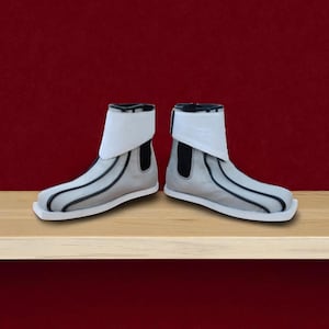 Star Wars Boba Fett Cosplay Shoes Men Boots, Mandalorian Leather Shoes, Mando Boots, Star Wars Cosplay White Boba Fett Boots, Men Luke Shoes
