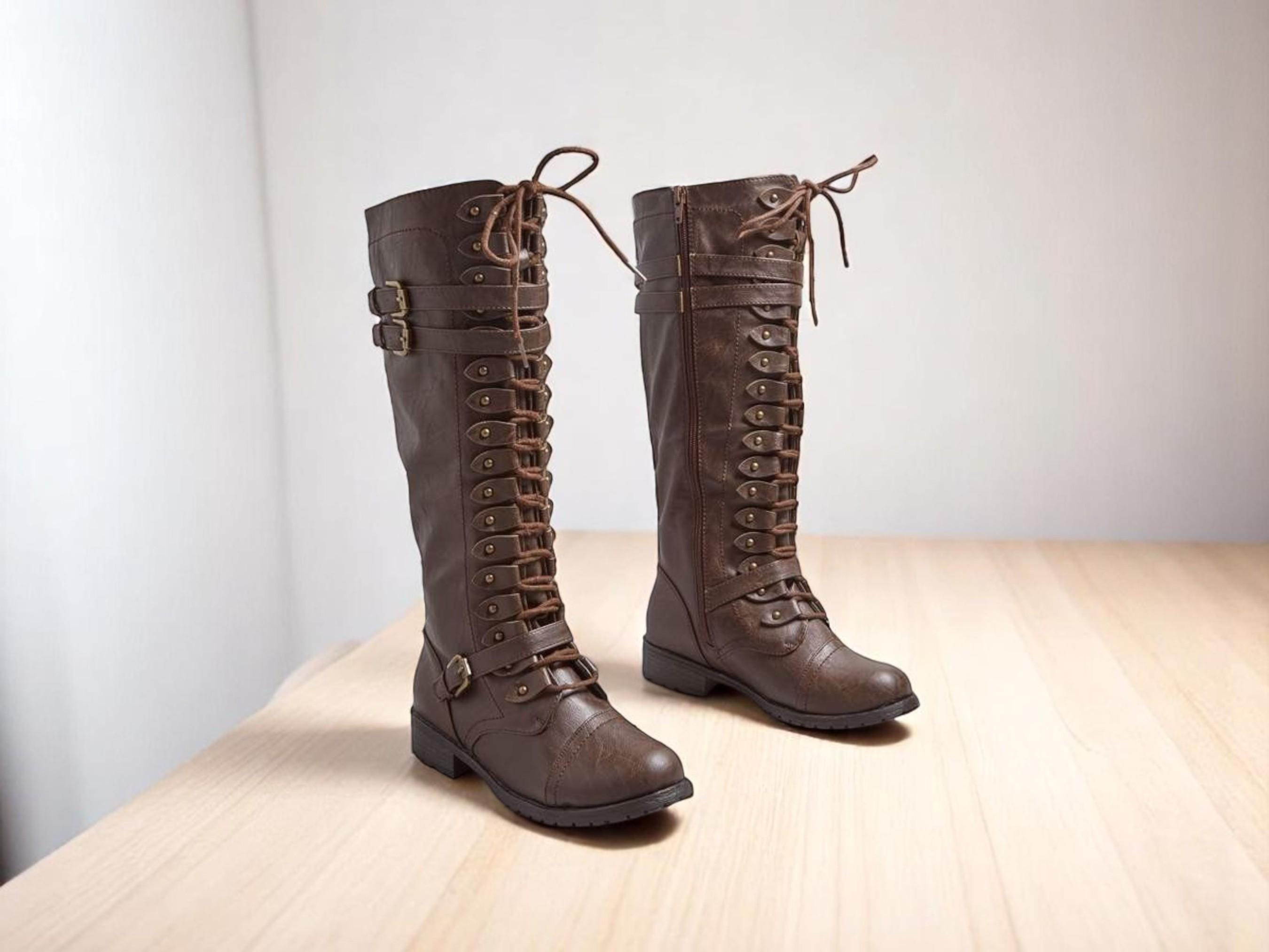 ◆KOMOREBI MUSEUM◆ Handmade Wide Classic Long Boots Brown B KOMOREBI MUSEUM] 韓国 Handmade wide classic long boots 3色
