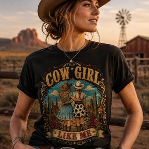 Cowgirl Like Me I Knew It I Knew You T-Shirt, Taylor Swift Fan Gift, Country Music Lover Graphic Tee, Swiftie Concert Shirt image 3