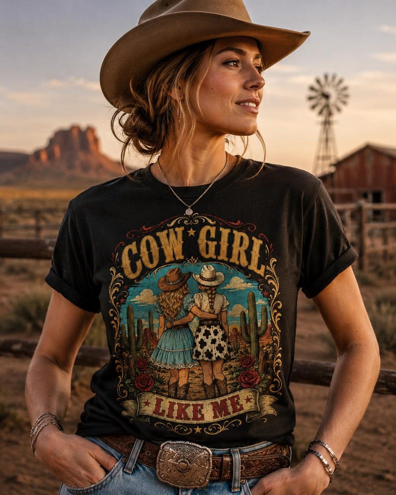 Cowgirl Like Me I Knew It I Knew You T-Shirt, Taylor Swift Fan Gift, Country Music Lover Graphic Tee, Swiftie Concert Shirt image 3