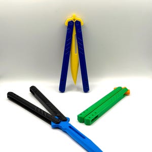 Butterfly Trainer Knife – Safe Balisong for Flipping Practice – Affordable & Durable image 3
