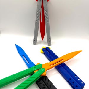 Butterfly Trainer Knife – Safe Balisong for Flipping Practice – Affordable & Durable image 7