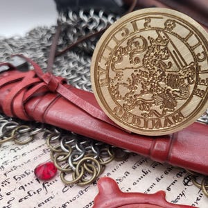Sello de la República Holandesa (1579) - Staten-Generaal van de zeven verenigde Nederlanden - Sello de cera - Sello de cera histórico del siglo XVI