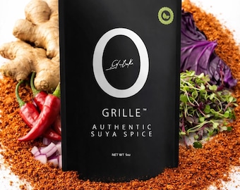 Odunbaku Grille™ Auténtica especia nigeriana Suya 5 oz