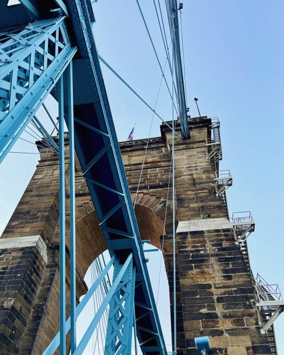 Suspension bridge, Historic landmark