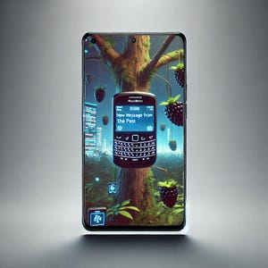 Brombeerbaum Handy Wallpaper – Eine Nachricht aus der Vergangenheit